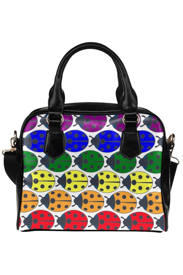 Rainbow Lady Bugs Shoulder Handbag - Objet D'Art