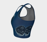 Buddha Head Athletic Crop Top - Objet D'Art