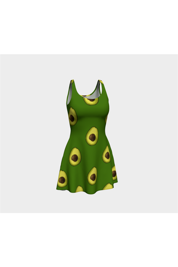 Avocado Avenue Flare Dress - Objet D'Art Online Retail Store