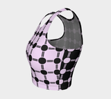 Two Tone Athletic Crop Top - Objet D'Art