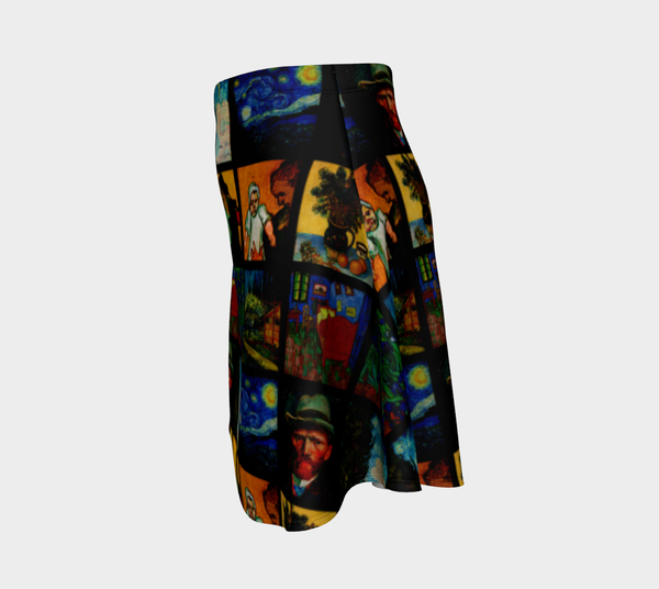 Gogh Classic Flare Skirt - Objet D'Art