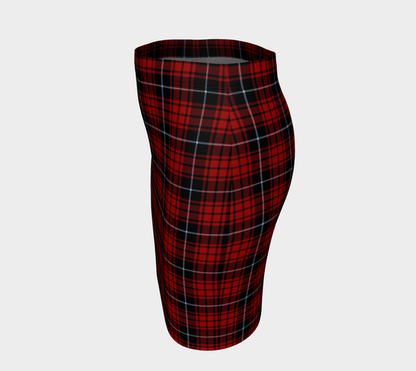 Clad in Plaid Fitted Skirt - Objet D'Art