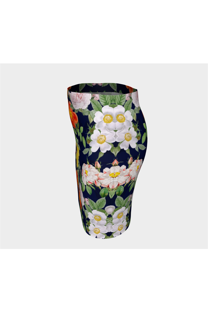 Floral Fitted Skirt - Objet D'Art