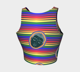 Spectral Buddha Head Crop Top - Objet D'Art