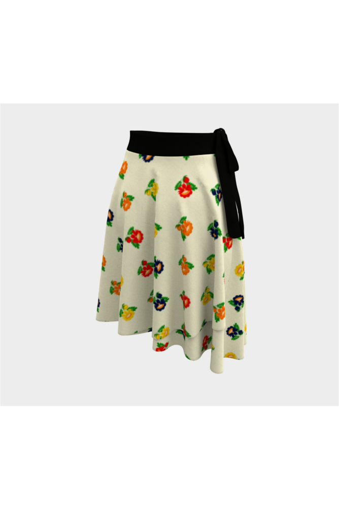 Floral Wonder Wrap Skirt - Objet D'Art