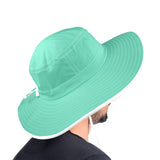 Cool Mint Wide Brim Bucket Hat - Objet D'Art