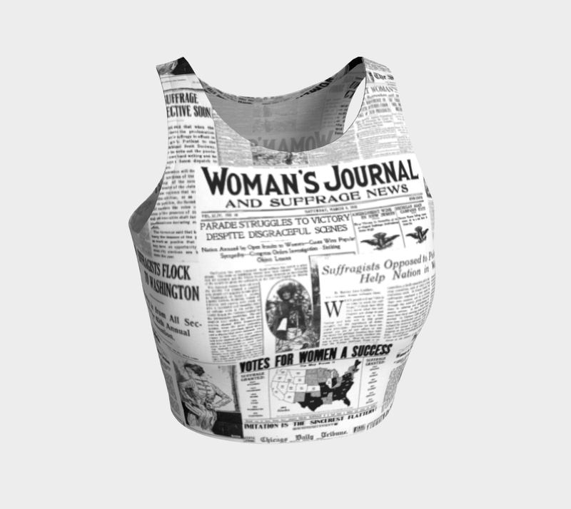 Women's Suffrage Crop Top for Flare Skirt - Objet D'Art