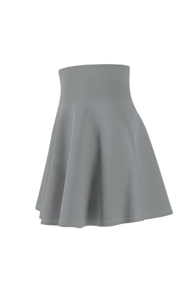 Gray Women's Skater Skirt - Objet D'Art