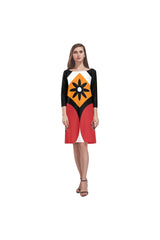 test 4 back dress Rhea Loose Round Neck Dress(Model D22) - Objet D'Art