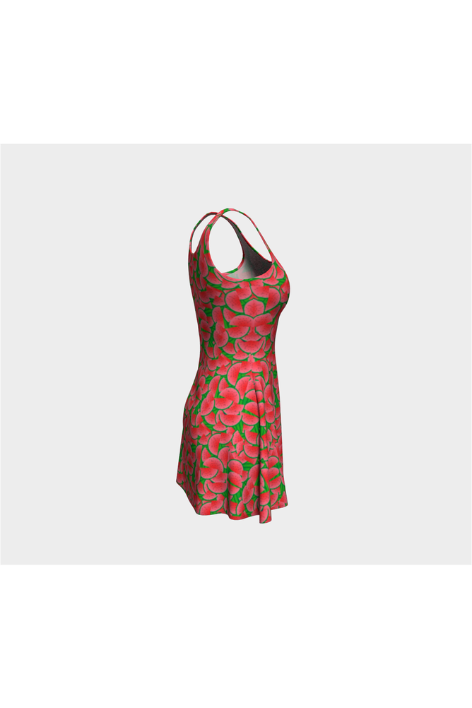 Watermelon Woman Flare Dress - Objet D'Art