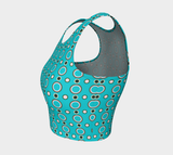 Polka Dot Athletic Crop Top - Objet D'Art