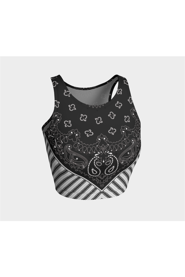 Charcoal Bandana Athletic Top - Objet D'Art