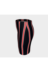 Flaming Stripes Fitted Skirt - Objet D'Art Online Retail Store