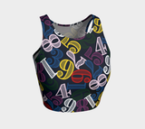 Numbers Athletic Crop Top - Objet D'Art