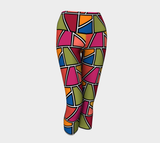 Painted Window Pane Yoga Leggings - Objet D'Art