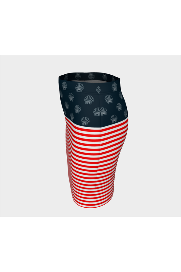 United Shells of America Fitted Skirt - Objet D'Art