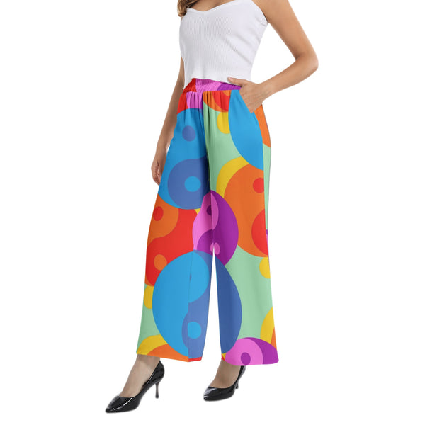 Elastic Waist Wide Leg Pant - Objet D'Art