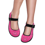 innuendo bandana Mila Satin Women's Mary Jane Shoes (Model 4808) - Objet D'Art