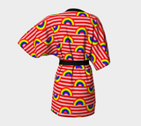 Rainbow Kimono Robe - Objet D'Art