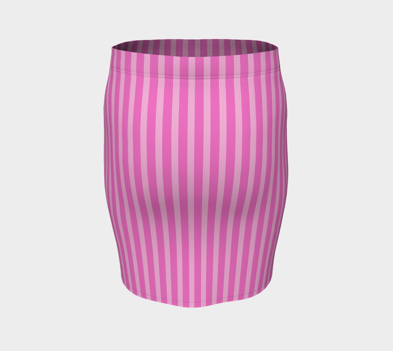 Striped Fitted Skirt - Objet D'Art