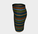 Striped Fitted Skirt - Objet D'Art