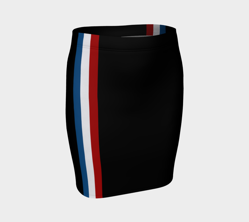 Americana Fitted Skirt - Objet D'Art