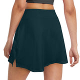 forest solid print 2 Women's Golf Skirt with Pockets (Model D64) - Objet D'Art