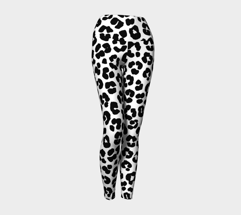 Leopard Print Yoga Leggings - Objet D'Art