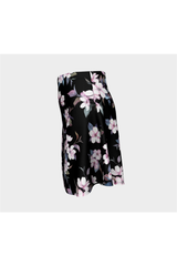 Pink Floral Midnight Flare Skirt - Objet D'Art