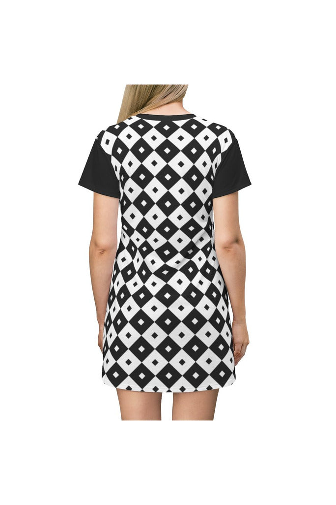 Diamond Life T-Shirt Dress - Objet D'Art