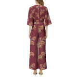 Tiger Lily Dolman Sleeve Belted Wide Leg Jumpsuit - Objet D'Art