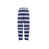 striped striped print Women's Quick Dry Cargo Sweatpants (Model L65) - Objet D'Art
