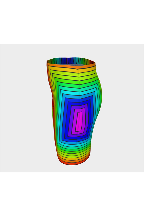 Matrix Gradient Fitted Skirt - Objet D'Art