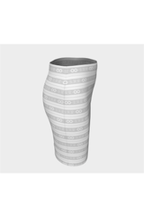 Live Laugh Love Fitted Skirt - Objet D'Art