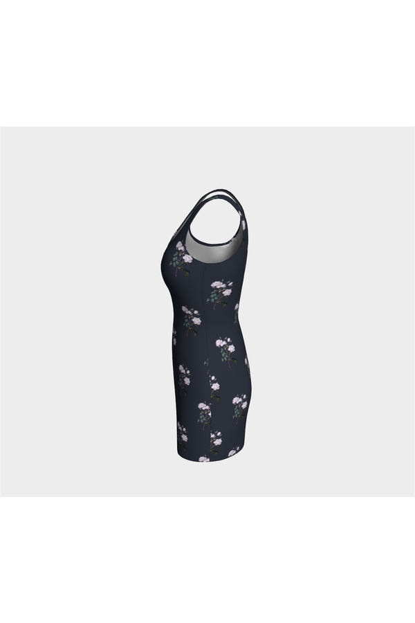 Midnight Bellflower Bodycon Dress - Objet D'Art