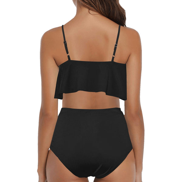 cheribum aloft smaller High Waisted Ruffle Bikini Set (Model S13) - Objet D'Art