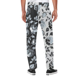 selenium gray print 4 Men's All Over Print Casual Trousers (Model L68) - Objet D'Art