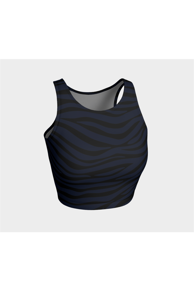 Blue Tiger Athletic Top - Objet D'Art