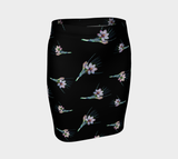 Floral Fitted Skirt - Objet D'Art