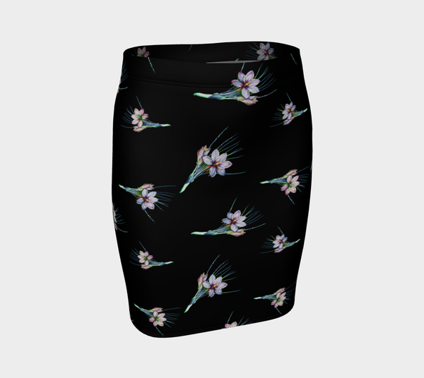 Floral Fitted Skirt - Objet D'Art