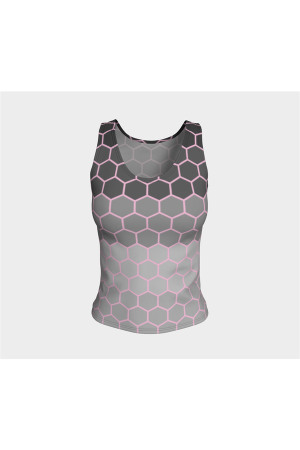 Honey Comb Fitted Tank Top - Objet D'Art