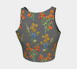 Floral Network Crop Top - Objet D'Art