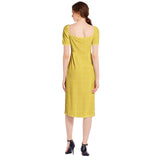 Maurice Split Thigh Midi Bodycon Dress - Objet D'Art