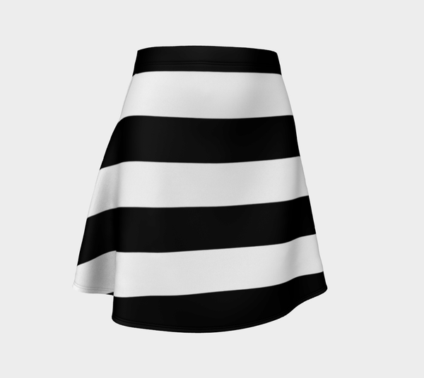 Striped Flare Skirt - Objet D'Art