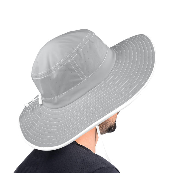 Gray bucket hat Wide Brim Bucket Hat - Objet D'Art