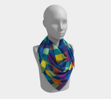 Festive Pixels Square Scarf - Objet D'Art