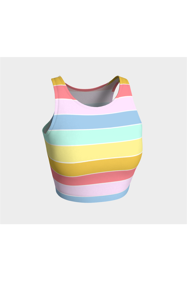 Pastel Stripes Athletic Top - Objet D'Art