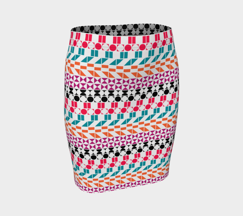 Geo Fitted Skirt - Objet D'Art
