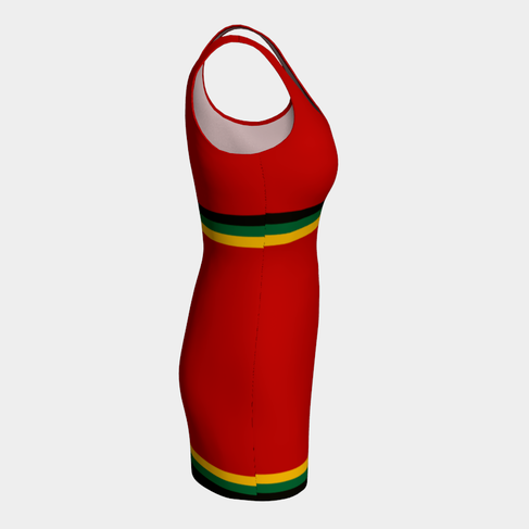 Pan African Bodycon Dress - Objet D'Art