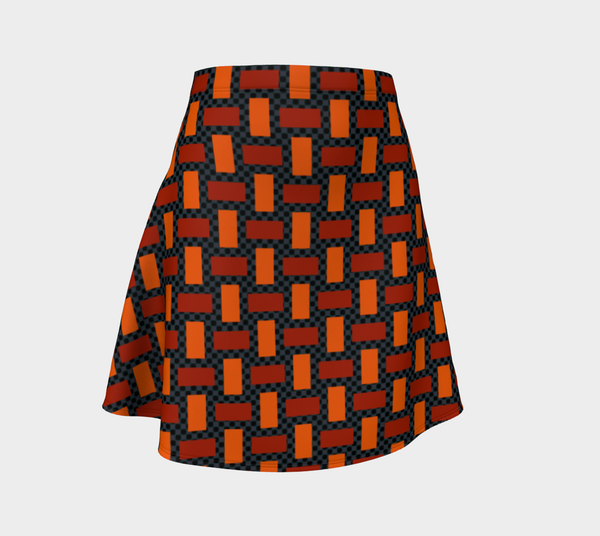 Autumn Figures Flare Skirt - Objet D'Art